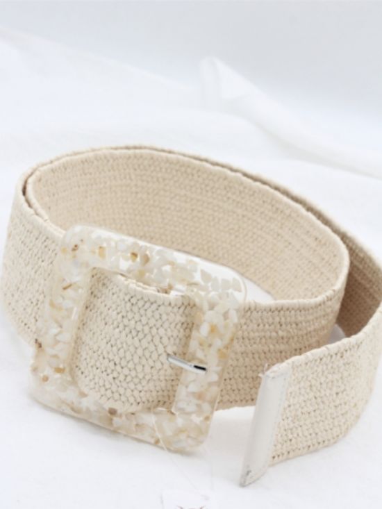 Ceinture effet sale paille