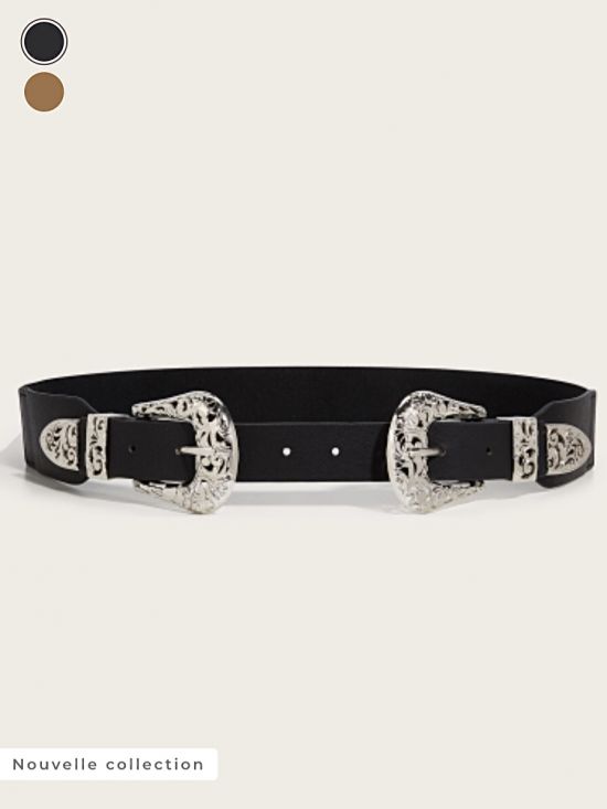 Ceinture 2 boucles top