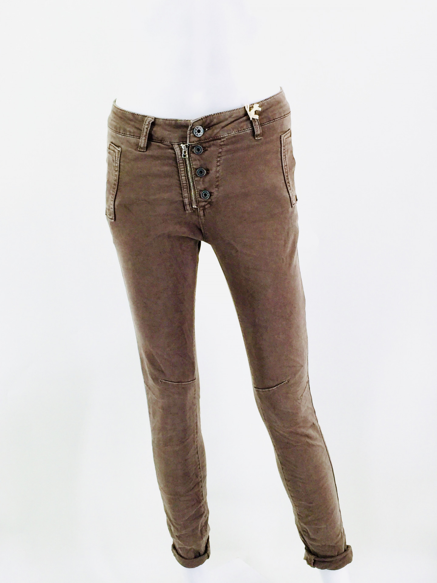 Neue Frauen Übergröße Hosen Kragenmanschetten Retro 70 Stil Jegging Nouvelle 